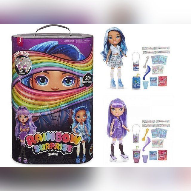 Lėlė siurprizas MGA Poopsie Rainbow Suprise (Amethyst Rae arba Blue Sky)