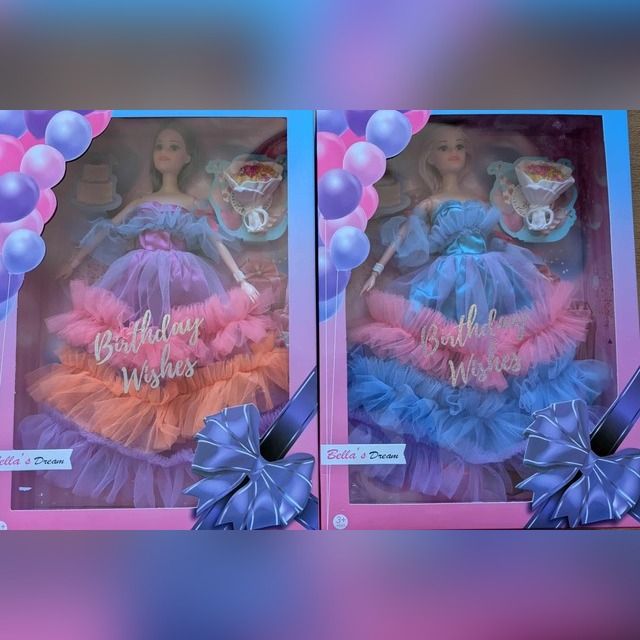 Doll with tulle fancy Balearic dress Birthday Wishes Bellas Dream