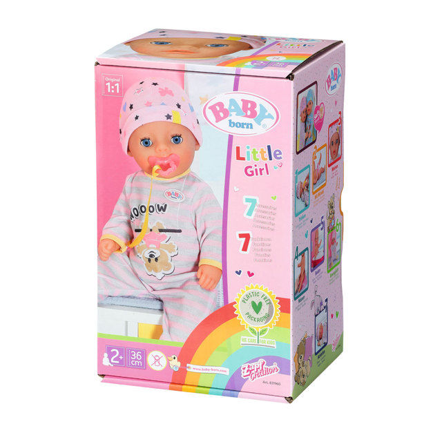 Lėlė Zapf BABY born - Soft Touch Little Girl 36cm