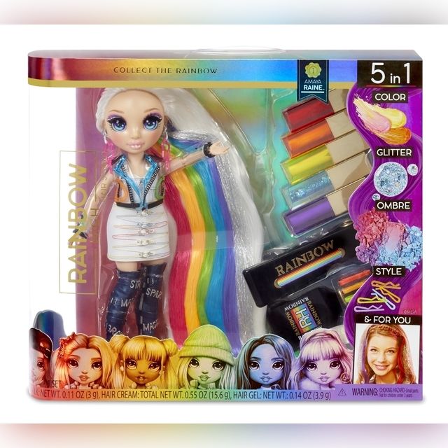 Rainbow High doll Hair Studio Exclusive Amaya Raine