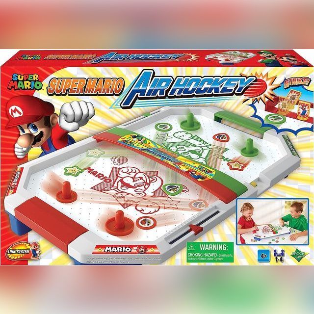 Ledo ritulio stalas Super Mario Air Hockey