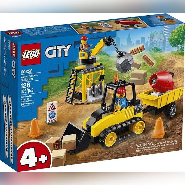 LEGO City Great Vehicles Statybų buldozeris 60252