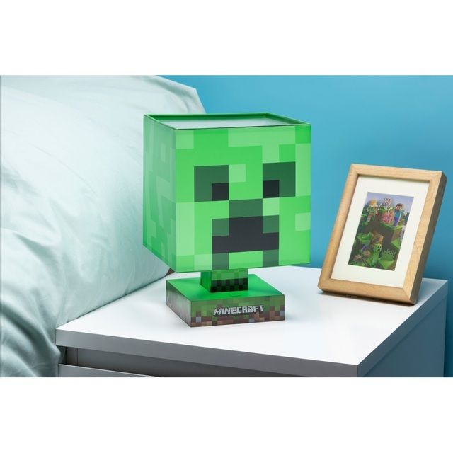 Lempa Minecraft Creeper Lamp su USB 26cm aukščio