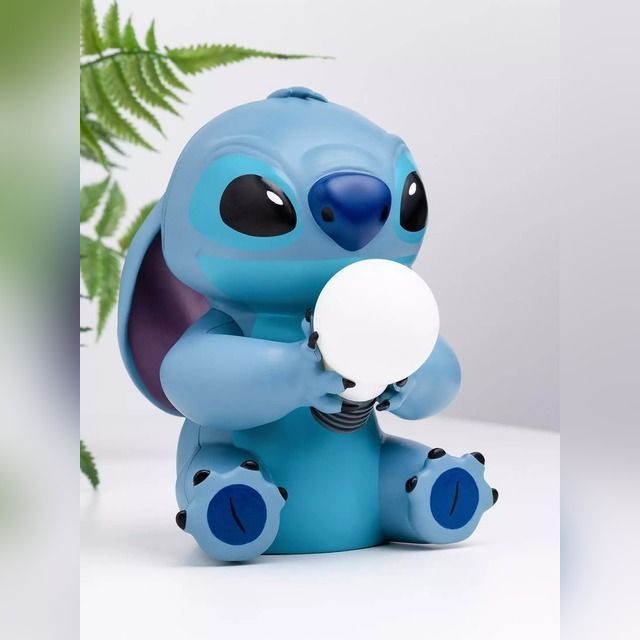 Lempa Officially Licensed Lilo And Stitch Cute Bedroom Lamp