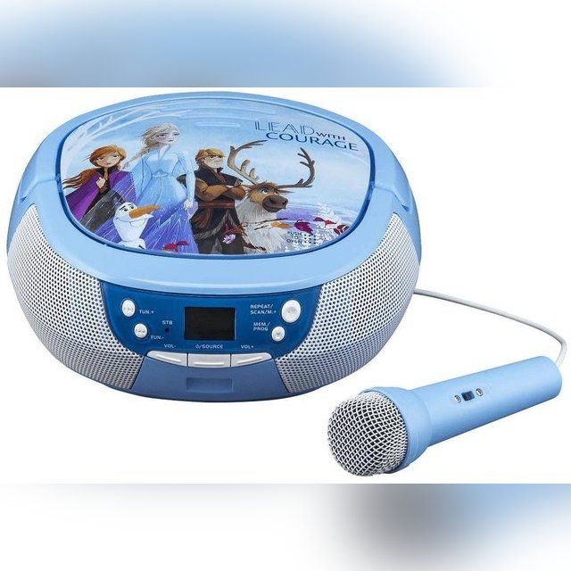 Lexibook CD grotuvas Frozen2  su mikrofonu Boombox