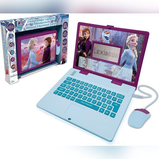 Lexibook JC598FZi3 Disney Frozen 2, Dvikalbis nešiojamasis kompiuteris