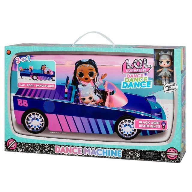 LOL lėlių mašina kabrioletas „Dance Machine Car”
