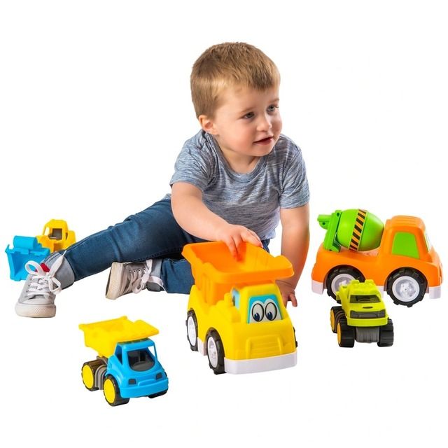 Big Steps Toys Road Masters Trucks 5 Pack