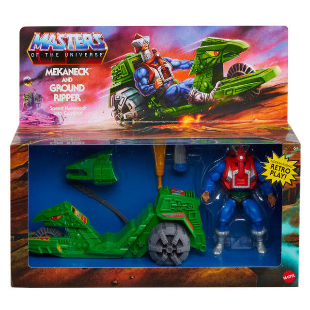 Masters of the Universe Origins Ground Ripper & Mekaneck Action Figure
