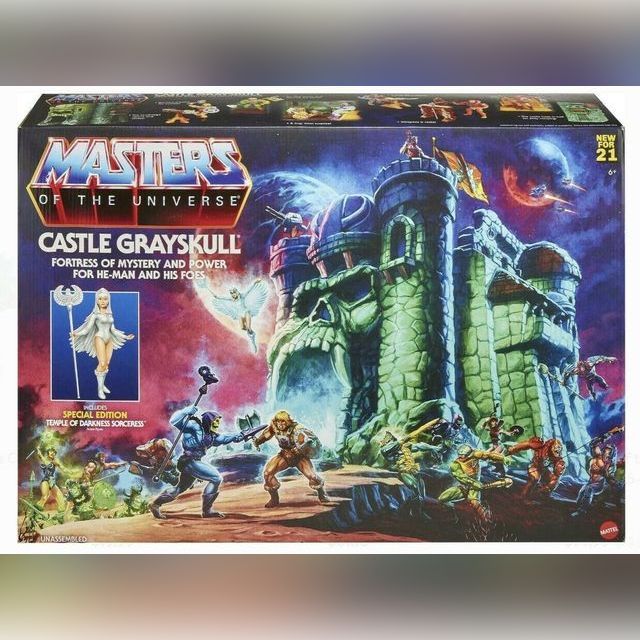 Masters Of The Universe Origins Playset - Castle Grayskull with Sorceress
