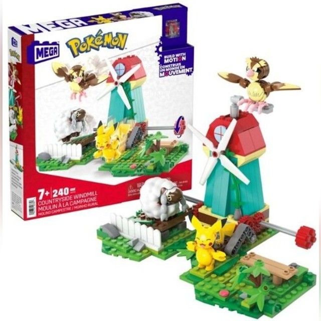 MEGA CONSTRUX POKEMON konstruktorius vėjuotas kaima, HKT21