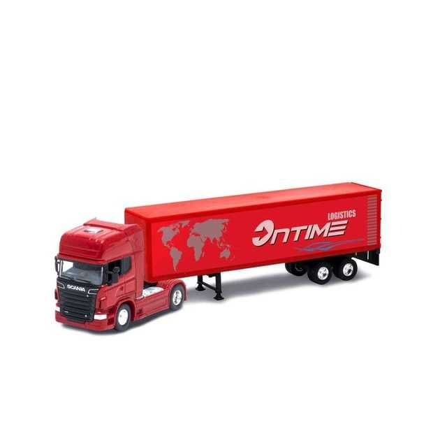 Metalinis sunkvežimio modelis Welly Truck Scania V8 R730 1:64