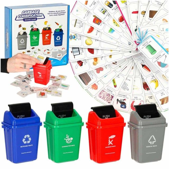 Mokomasis žaidimas-atliekų rūšiavimas Garbage Classsification KX3220