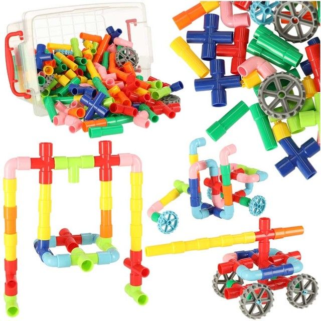 Educational tubes with accessories 170 pcs. ( KX7805 )