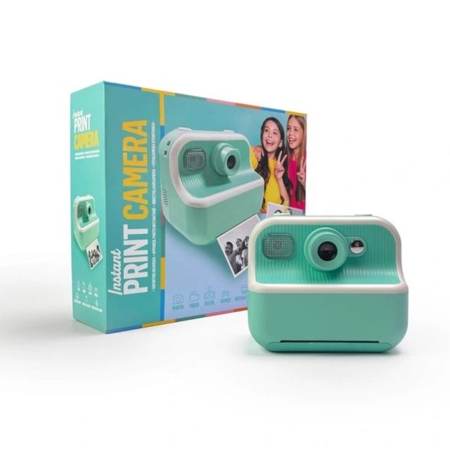 Momentinis fotoaparatas Instant Print Camera in Mint Green
