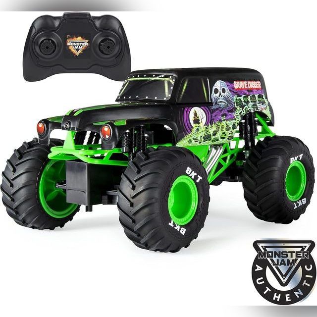 MONSTER JAM 1:15 nuotolinio valdymo visureigis Grave Digger