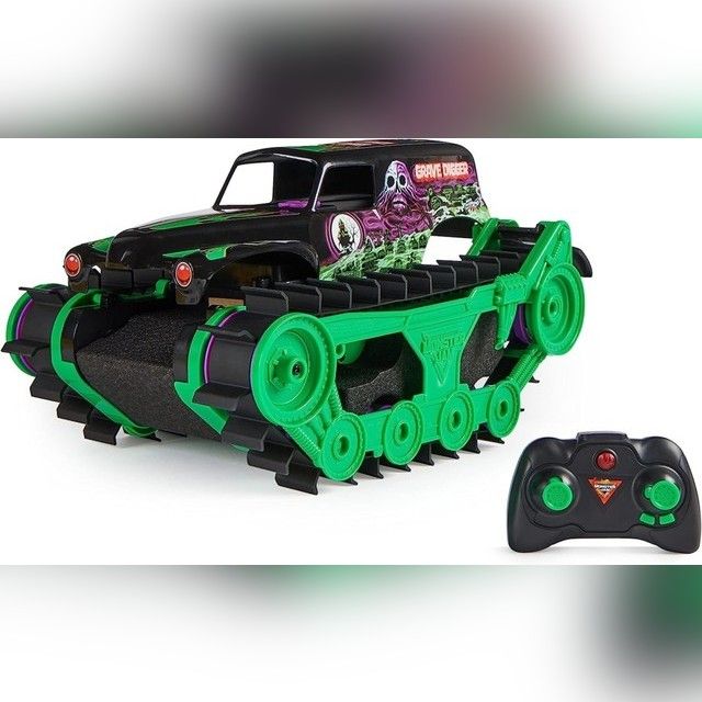 MONSTER JAM nuotolinio valdymo transporto priemonė Grave Digger Trax