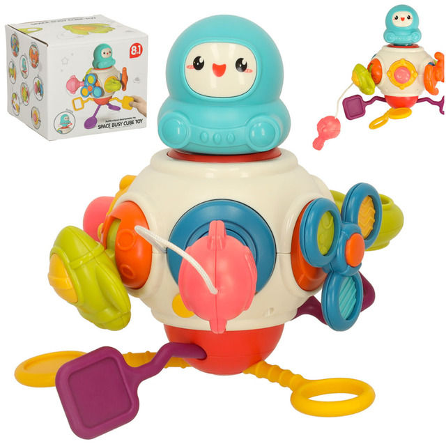 Sensory toy 8 in 1 Space busy cube toy