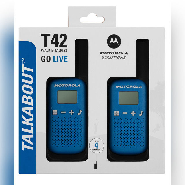 MOTOROLA racijos Talkabout T42 Blue 2 vnt
