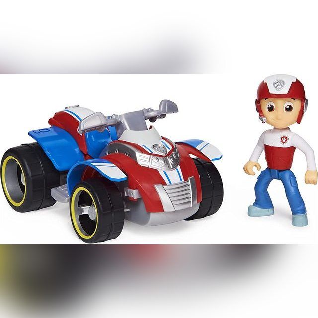 Paw Patrol Ryder Rescue ATV - automobilis su Ryder kolekcine figūra
