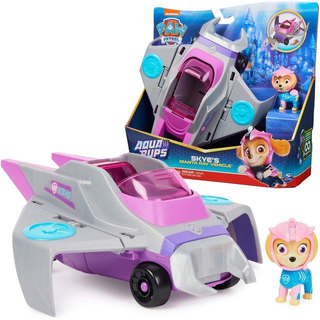PAW PATROL transporto priemonė Aqua Theamed Skye