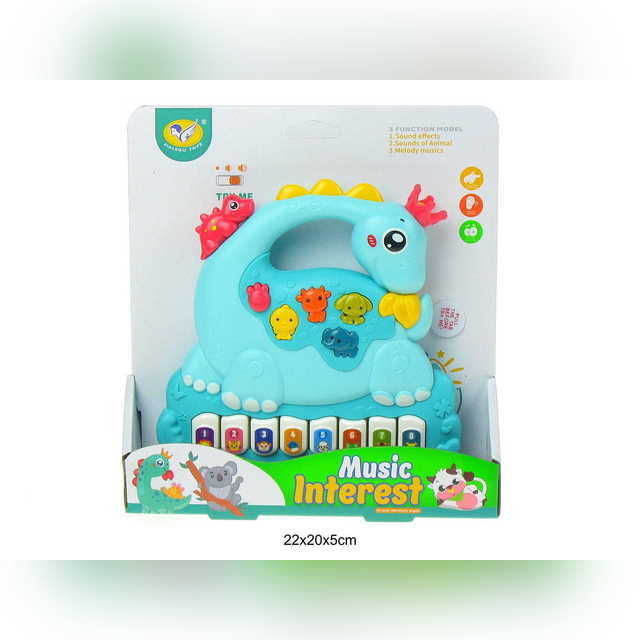 Dinosaur piano with sound effects Music Interest