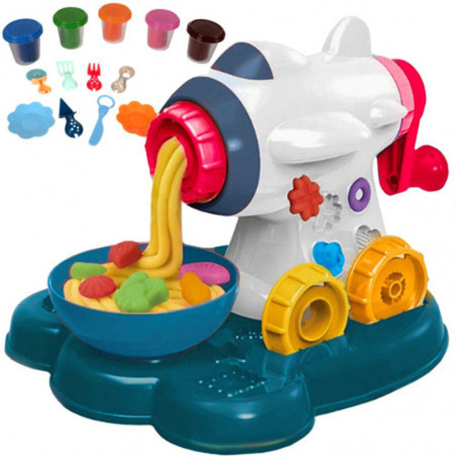 Plastilino rinkinys Kruzzel makaronų spaudyklė Plastic mass 22562