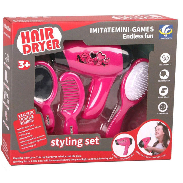 Plaukų džiovintuvas su priedais Styling set