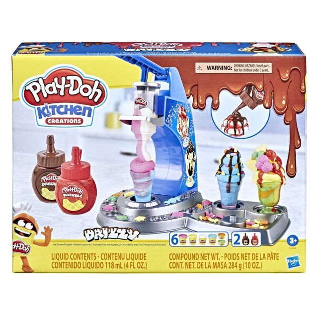 Play-Doh plastilino ledų gaminimo rinkinys „Drizzy Ice Cream”, E6688