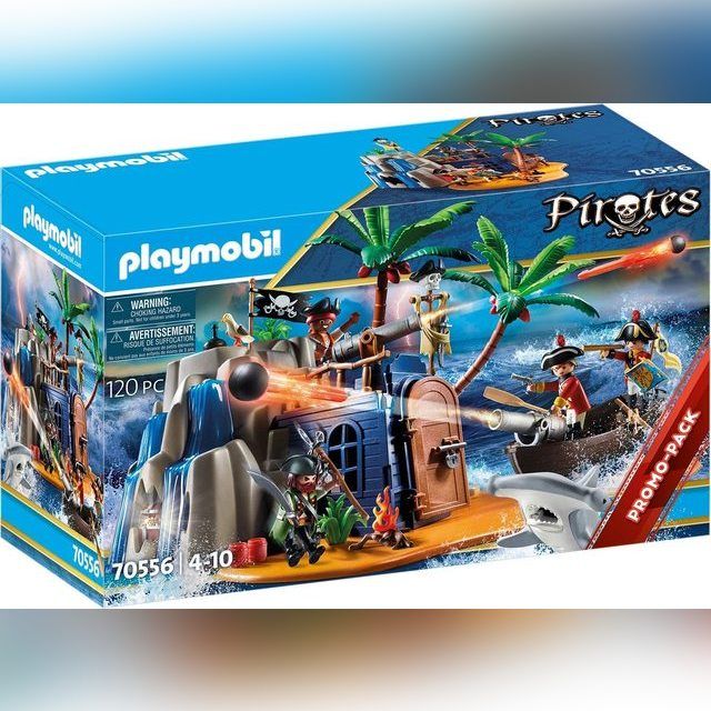 PLAYMOBIL 70556 konstruktorius Playmobil Pirates Pirate Island Hideout