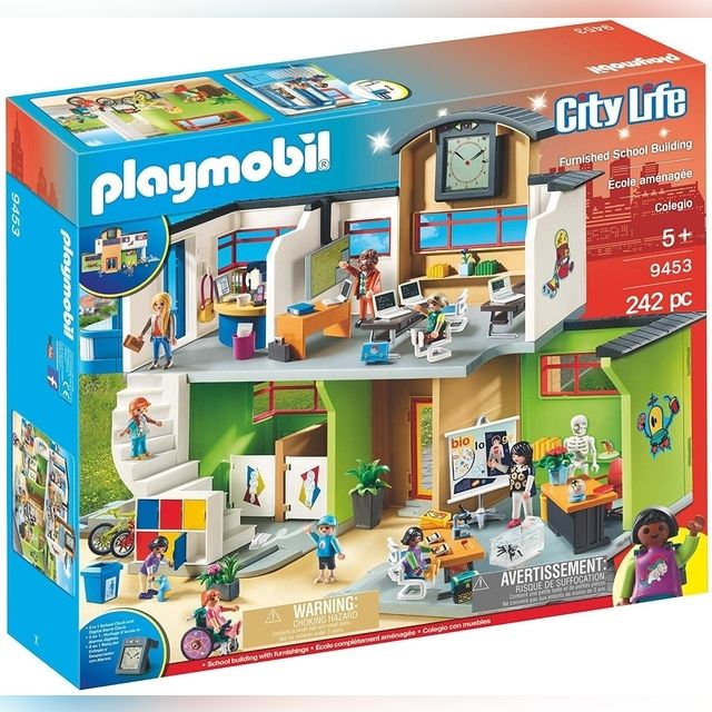 PLAYMOBIL CITY LIFE Įrengtas mokyklos pastatas, 9453