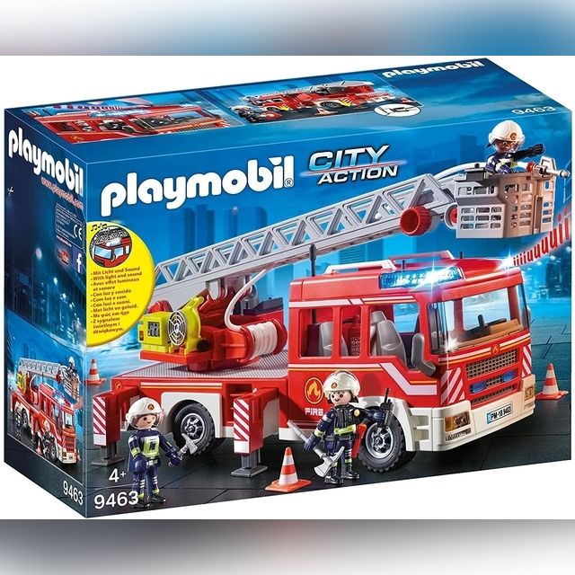 PLAYMOBIL CITY ACTION Fire Ladder Unit 9463