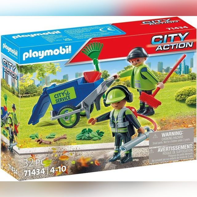 PLAYMOBIL City Action "Gatvių valymo komanda", 71434