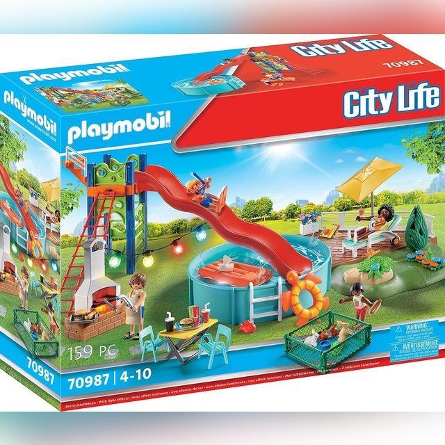PLAYMOBIL CITY LIFE Pool Party 70987