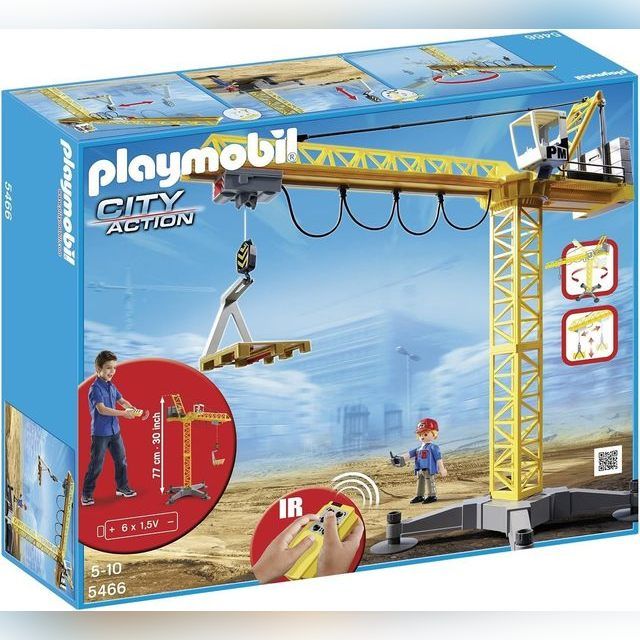 Playmobil kranas 5466 City Action su nuotoliniu valdymu