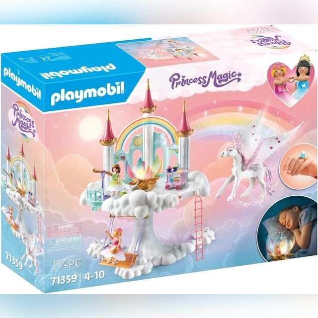 PLAYMOBIL PRINCESS MAGIC Vaivorykštės pilis debesyse, 71359