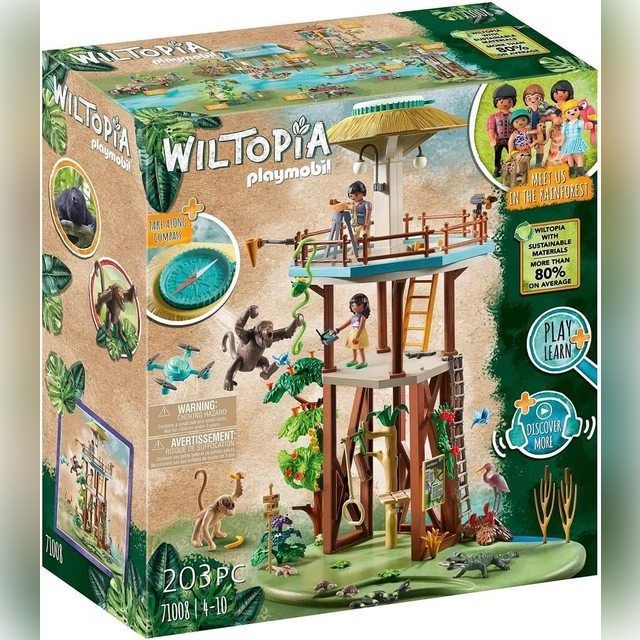 PLAYMOBIL WILTOPIA Research tower with compass, 71008