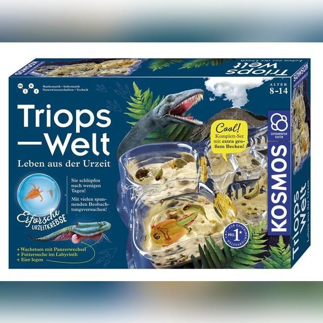 Priešistorinių VĖŽIAGYVIŲ auginimo rinkinys Kosmos triops Welt