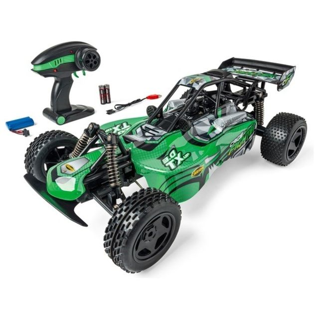 Radijo bangomis valdoma mašina CARSON Auto Cage Fighter 1:10 green
