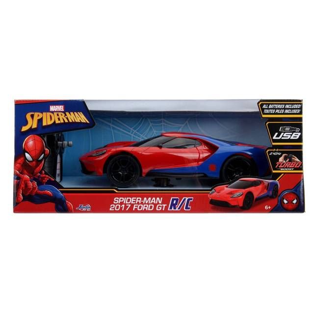 Jada Toys Marvel Spider-Man RC 2017 Ford GT