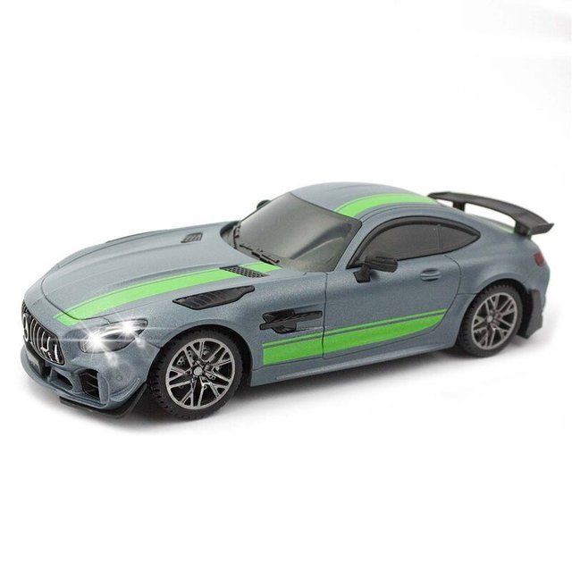 Radijo bangomis valdoma mašina Mercedes-Benz AMG GT R PRO 1:24 2.4 GHz RTR green