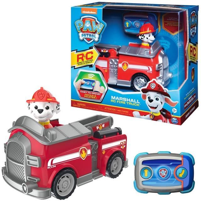 Radijo bangomis valdoma mašina Paw Patrol Marshall RC Fire Truck