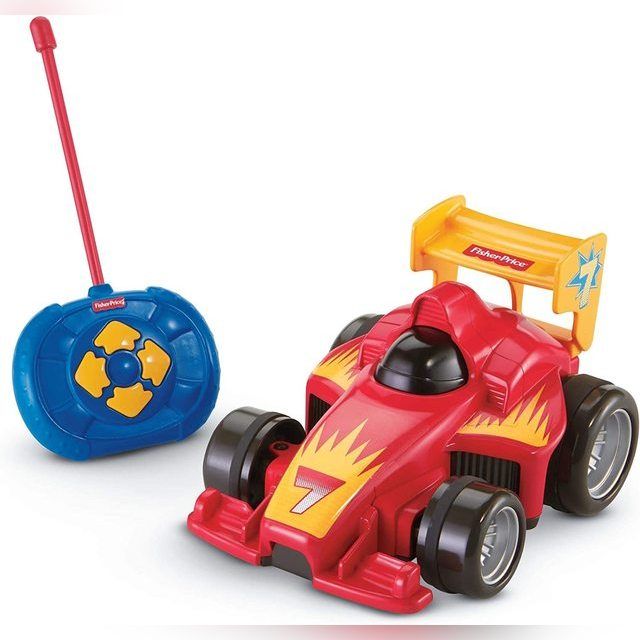 Radijo bangomis valdoma pirmoji mašina Fisher Price Formulė 7