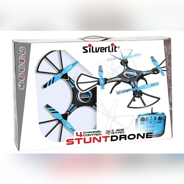 Radijo bangomis valdomas dronas SilverLit Stunt Drone – 2.4GHz, 27 cm