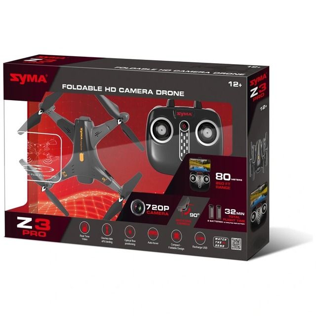 Radijo bangomis valdomas Dronas SYMA Z3pro
