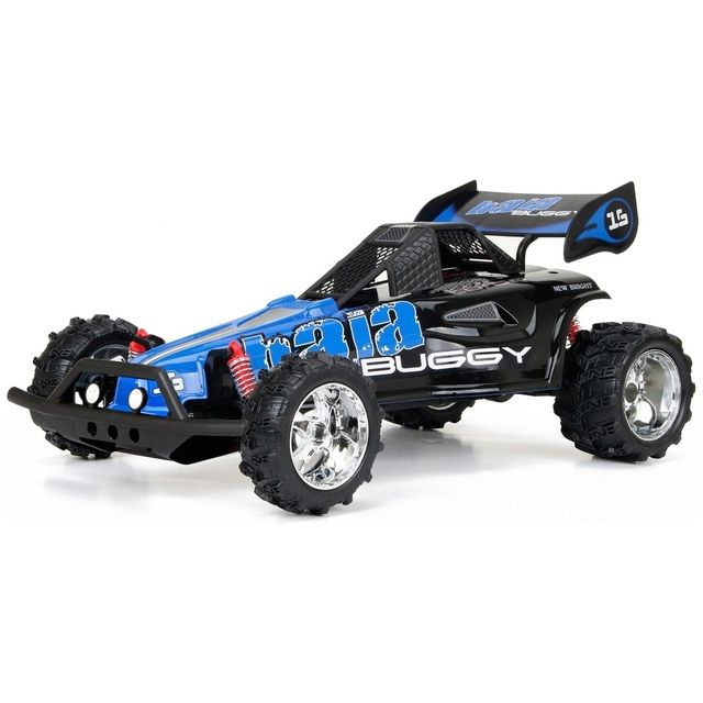 New Bright 1:14 RC Chargers Full-Function Baja Buggy turbo blue