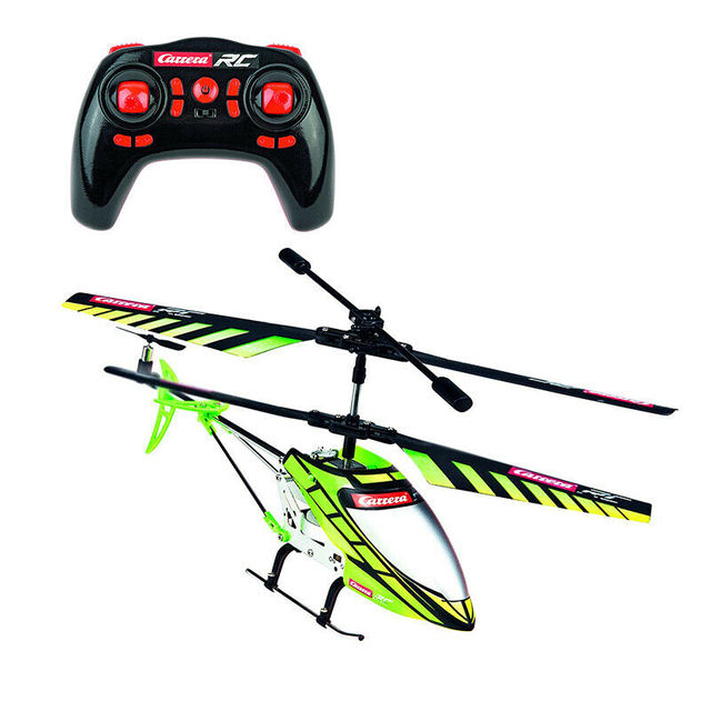 Radijo bangomis valdomas sraigtasparnis Carrera RC Green Chopper II