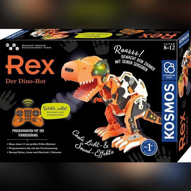RC robot Tm Toys Dino Bot Rex, 53 cm