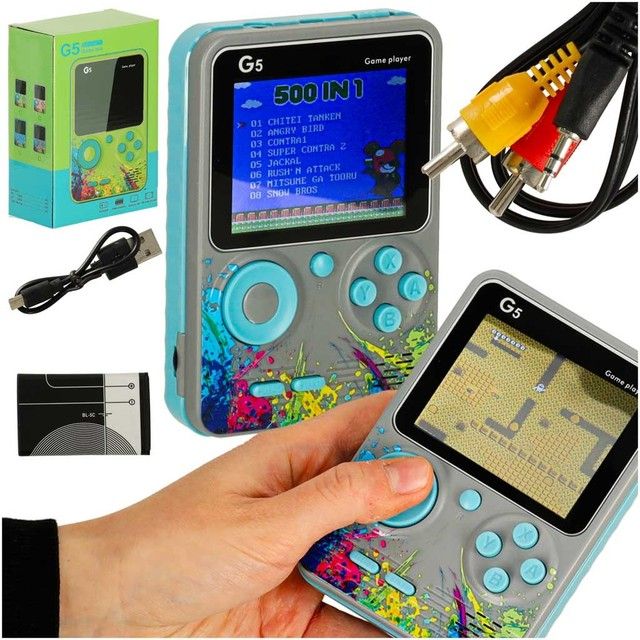 Retro mini nešiojamoji žaidimų konsolė KX3369
