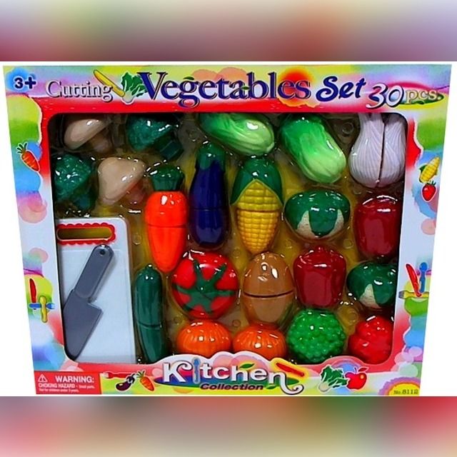 Vegetable cutting set 30 pcs. Vegetables Set 8112